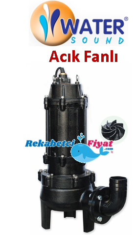 WATER SOUND 100u411 15hp 4\'\' Çıkışlı Döküm Gövdeli Pis Su Dalgıç Pompa