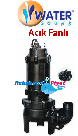 WATER SOUND 100u411 15hp 4'' Çıkışlı Döküm Gövdeli Pis Su Dalgıç Pompa