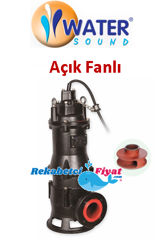 WATER SOUND 50B27.5 10hp 2\'\' Çıkışlı Döküm Gövdeli Pis Su Dalgıç Pompa