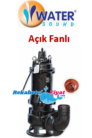 WATER SOUND WQ 85-13-7.5 QG 10hp 4'' Çıkışlı Döküm Gövdeli Pis Su Dalgıç Pompa