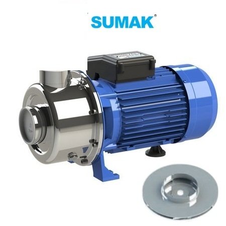 Sumak SMINOX/K-220/2T X 2.2Hp 380V Paslanmaz Santrifüj Pompa (AISI 316)
