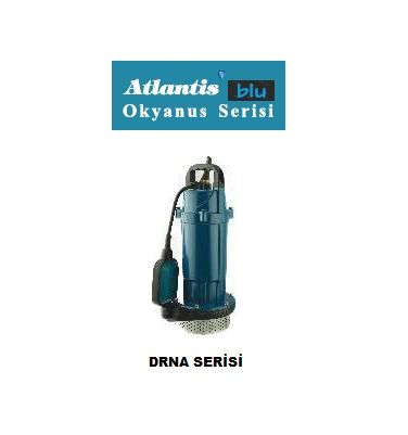 ATLANTİS DRNA 18-1.1M 1.5 HP 220V KESON KUYU ÇOK AMAÇLI DRENAJ DALGIÇ POMPA / Alüminyum Sargılı (Okyanus Serisi)