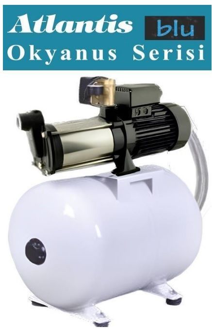ATLANTİS, KDOD 4-8M-ST, 2HP, 220V, HAZIR PAKET HİDROFOR ( 50 LİTRE DEĞİŞEBİLİR MEMBRANLI TANK )