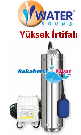 WATER SOUND MXS406 1.5HP 220V 1 1/4\'\' Çıkışlı Yüksek İrtifalı Komple Paslanmaz Keson Kuyu Dalgıç Pompa