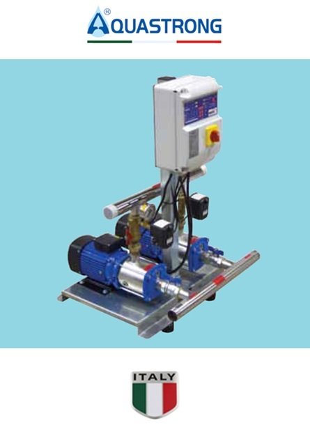 Aquastrong DCM2 XHC 2-7 2X1.36Hp 220V İki Pompalı Yatay Hidrofor