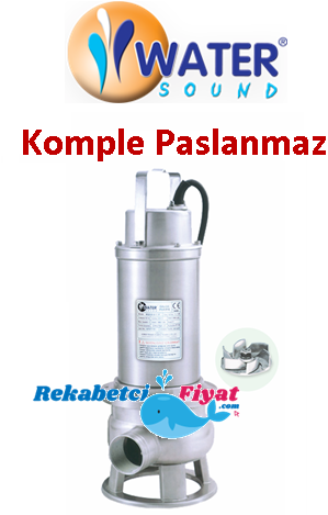 WATER SOUND WQ20-14-2.2 3HP 380V Komple Paslanmaz Pis Su Dalgıç Pompa