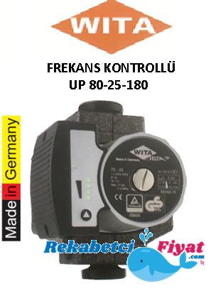 WİTA UP 80-25 180XM Dişli Frekans Konvertörlü Sirkülasyon Pompası