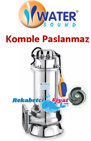 WATER SOUND VN1500BF 2HP 220V Komple Paslanmaz Pis Su Dalgıç Pompa