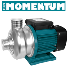 Momentum BK150D 1.5hp 220v Paslanmaz Açık Fanlı  Santrifüj Pompa