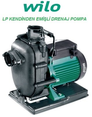 Wilo LP 40/10 - 0,54Hp 220V Kendinden Emişli Drenaj Pompa