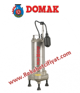 DOMAK ASM26 B4 1,5HP 220V Bıçaklı (panosuz) Atık Su Dalgıç Elektropomp