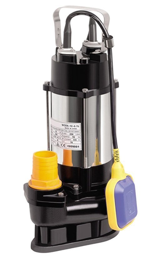 DUFFMART V1100F-A - 1.5 HP- 220V - Pis Su Foseptik Parçalayıcılı Açık Fanlı Dalgıç Pompa