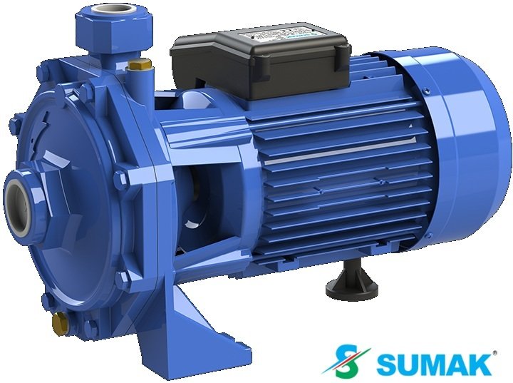 Sumak SMK220-S   2.2Hp 220V  Çift Kademeli Sıcak Su Santrifüj Pompa