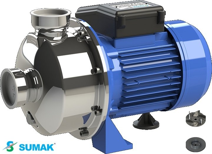 Sumak SMINOX/K-150/2-S 1.5Hp 220V Paslanmaz Sıcak Su Santrifüj Pompa
