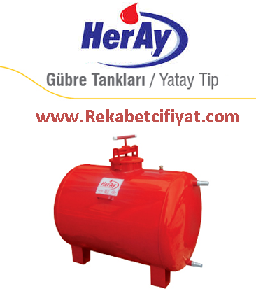 HERAY 220LT 1'' Yatık Tip Gübre Tankı