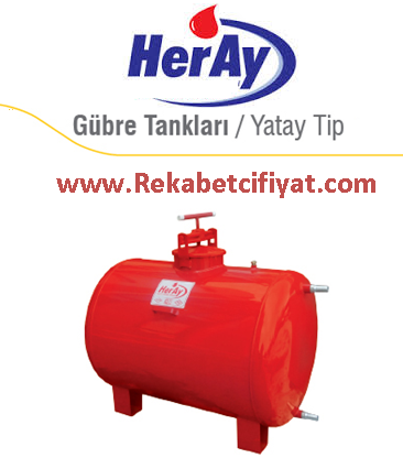 HERAY 400LT 1'' Yatık Tip Gübre Tankı