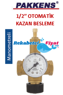 PAKKENS 1/2'' MANOMETRELİ Otomatik Kazan Besleme (Doldurma)