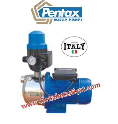 PTX-JET INOX-100Hidro 1hp 5 Kat - 8 Daire Hidromatlı Paket Hidrofor