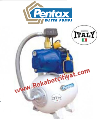 PTX-Jet 100-50lt 1HP Döküm Gövdeli Jet Pompalı Paket Hidrofor