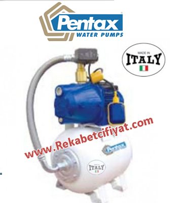 PTX-Jet 200-50lt 1,5HP Döküm Gövdeli Jet Pompalı Paket Hidrofor