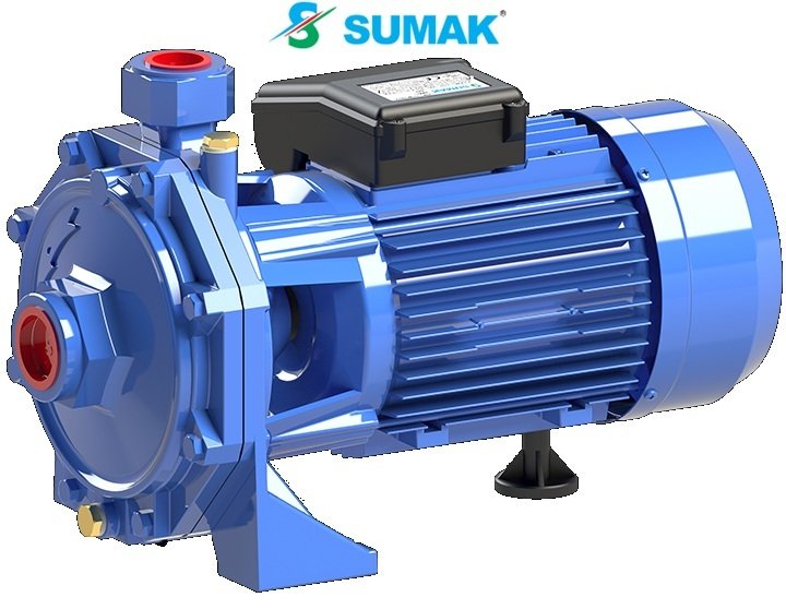 Sumak SMKT300-P   3Hp 380V  Çift Kademeli Paslanmaz Çarklı Santrifüj Pompa