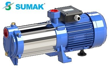 Sumak SYT6-100/6 1 Hp 380V Yatay Milli Kademeli Pompa (2900 d/d)