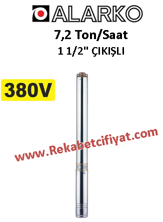 ALARKO 4SD6/11 1,5HP 380V 1 1/2 \'\' ÇIKIŞLI DALGIÇ POMPA