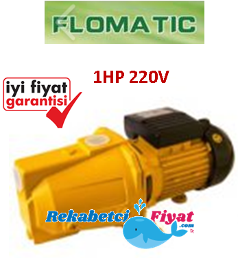 FLOMATİK JET 100 1Hp 220V Döküm Gövdeli Jet Pompa