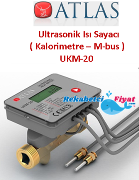ATLAS UKM-20 DN20 Ultrasonik Isı Sayacı Kalorimetre ( M-Bus)