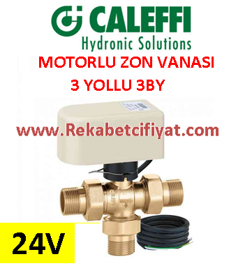 CALEFFI 1/2'' 24V ÜÇ Kontak Kontrollü Motorlu Küresel Zon Vanası