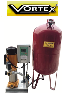 Vortex VKP VD 6-07 T 1.85hp 380v Tek Pompalı Paket Hidrofor