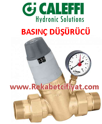 CALEFFI 1 1/4'' Manometreli Ön Ayarlanabilir Basınç Düşürücü Vanalar