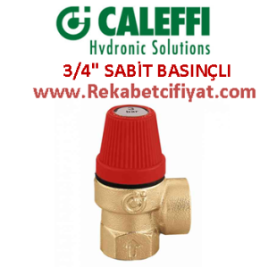 CALEFFI 3/4'' 2 Bar Sabit Basınçlı Emniyet Ventili