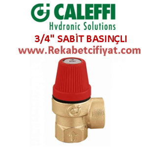 CALEFFI 3/4'' 2.5 Bar Sabit Basınçlı Emniyet Ventili