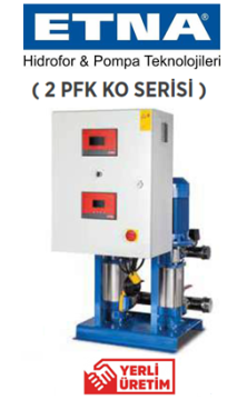 Etna 2 PFK KO 25/10-110 15hp İki Pompalı Frekans Kontrollü Paket Hidrofor