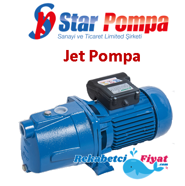 STAR POMPA KOMM SPJ 20 T 2HP 380V Döküm Gövdeli Jet Pompa