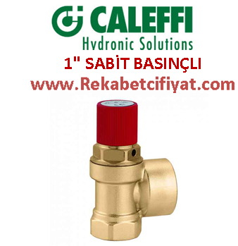 CALEFFI 1''x1 1/4 2.5 Bar Sabit Basınçlı Emniyet Ventili