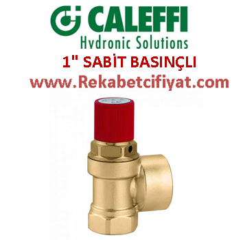 CALEFFI 1''x1 1/4 4 Bar Sabit Basınçlı Emniyet Ventili