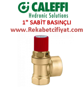 CALEFFI 1''x1 1/4 4 Bar Sabit Basınçlı Emniyet Ventili