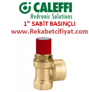 CALEFFI 1''x1 1/4 8 Bar Sabit Basınçlı Emniyet Ventili