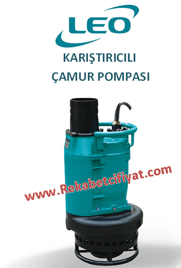 LEO 80KBS44 5.5HP 380V Karıştırıcılı Çamur Pompası