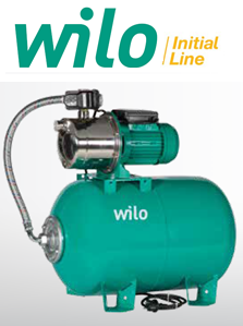 Wilo Initial Aqua SPS 50-4.47 1.3hp 220v 50lt Tankılı Paslanmaz Jet Paket Hidrofor