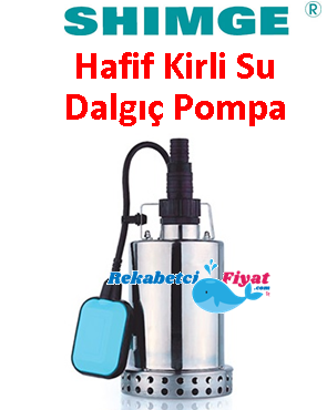 SHIMGE CSP550 CİNOX-3 550W 220V Hafif Kirli Su Paslanmaz Dalgıç Pompa