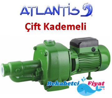 ATLANTİS JBm 200 2HP 220V Çift Kademeli Santrifüj Pompa