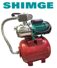 Shimge Jet1100G1 1.5hp 220v 50lt Genleşme Tanklı Paslanmaz Gövdeİİ Paket Hidrofor