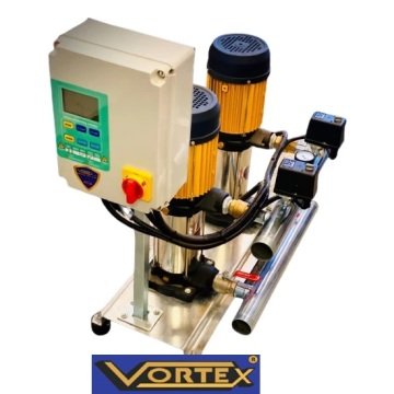 Vortex YBT 160-04 2x7.5Hp 380V Tanksız Çift Pompalı Dik Milli Çok Kademeli Süper Sessiz Yüksek Basınçlı Hidrofor