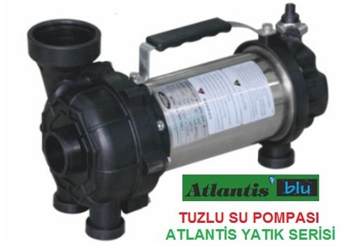 Atlantis YATIK 040M 0.40Hp 220V Plastik Gövdeli Yatık Havuz Pompası (Tuzlu Su)