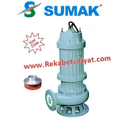 SUMAK, SDTK 300/6 30HP 380V Döküm Gövdeli Foseptik Dalgıç Pompa