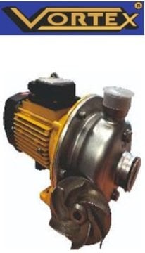 Vortex VO 350-20 M 2Hp 220V Paslanmaz Çelik Vortex Açık Fanlı Santrifüj Pompa (AISI 316)