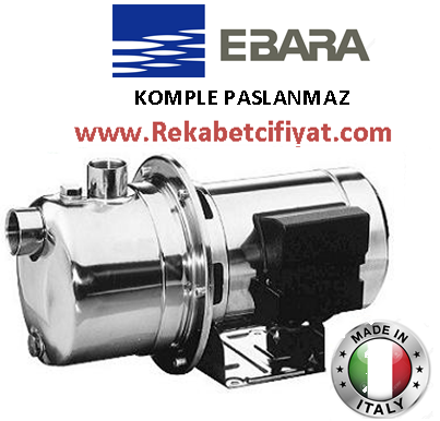 EBARA JEM 80  0.8HP 220V Kendinden Emişli Paslanmaz Çelik Jet Pompa (italyan malı)